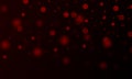 Glare bokeh on a dark background Red shine Celebratory Abstract light background Royalty Free Stock Photo