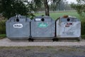 Glas Container in Germany Royalty Free Stock Photo