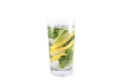 Glas full of lemon, lime and mint Royalty Free Stock Photo