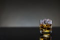 glas of Rum at home Royalty Free Stock Photo