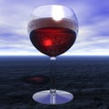 Glas of wine Royalty Free Stock Photo