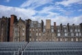 Sunset behind Glasgow Central Station Royalty Free Stock Photo