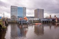 Glasgow City College Main Building on the banks of the river clyde- Scotland