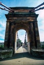 Glasgow Foot Bridge Over the River Clyde Royalty Free Stock Photo