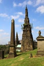 Glasgow Necropolis. Royalty Free Stock Photo