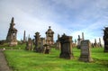 The Glasgow Necropolis, Victorian gothic cemetery, Scotland, UK Royalty Free Stock Photo