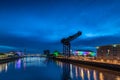 Glasgow by night Royalty Free Stock Photo