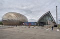 The Glasgow Science Centre and IMAX Cinema at Pacific Quay on the River Clyde Waterfront in Glasgow.