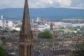 Glasgow, Scotland Daytime Cityscape from Queen`s Park