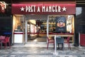 Exterior shot of Pret A Manger take away sanwich and coffee shop