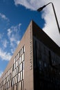 University of Strathclyde sign on exterior of modern building in Glasgow city centre