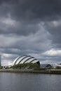 Glasgow, Scotland, 7th September 2013, SEC Clyde Auditorium also known as the SEC Armadillo Royalty Free Stock Photo