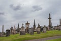 Ancient Architecture at Glasgow Necropolis is a Victorian cemetery in Glasgow and is a prominent feature in the city centre of Royalty Free Stock Photo