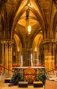 Altar of Crypt at Glasgow Cathedral, Scotland UK. Royalty Free Stock Photo