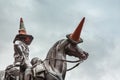 Equestrian statue of Duke of Wellington, Glasgow Scotland UK.