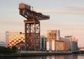 Glasgow, Scotland, UK, September 4th 2022, Clydeport Crane at Finnieston next to the Clyde Arc bridge in Glasgow