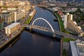 Squinty bridge over the River Clyde, formally know as Arc Bridge