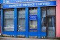 Glasgow, UK, March 26th 2023, Criminal defence lawyers office closed during the weekend