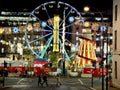 Glasgow, UK, November 30th 2023, Christmas lights and fairground rides open for the festive season at George Square in