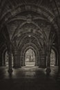 Glasgow University Cloisters Royalty Free Stock Photo