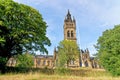 Glasgow University - Main Building and Tower - Glasgow - Scotland Royalty Free Stock Photo