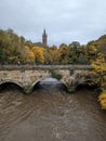 Glasgow university tower, Scotland Royalty Free Stock Photo