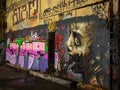 Glasgow urban art at an old place in Scotland Street, Glasgow. Royalty Free Stock Photo