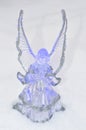 Glass angel ornament Royalty Free Stock Photo