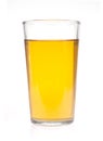 Glass of apple juice