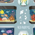 Glass Aquarium Set pattern