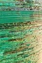 Glass background with stripe pattern in hue of green color Royalty Free Stock Photo