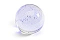 Glass ball on white background isolated Royalty Free Stock Photo