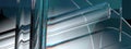 Glass band Contemporary high-class modern artistic Bezier curve technique Green abstract, elegant and modern 3D rendering image