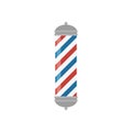 Glass barber shop pole, old barbers rail