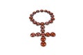 Glass Beads Female Symbol in Red