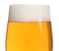 Glass of beer closeup Royalty Free Stock Photo