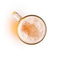 Glass of beer. Royalty Free Stock Photo