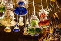 Glass bells, Christmas New year decoration