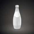 glass beverage bottle