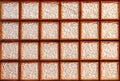 Glass block background. Royalty Free Stock Photo