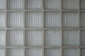 Glass block wall background, Glass tiles Royalty Free Stock Photo