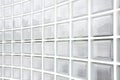 Glass block wall background Royalty Free Stock Photo