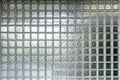 Glass block wall background Royalty Free Stock Photo