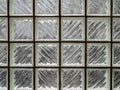 Glass block wall pattern background Royalty Free Stock Photo