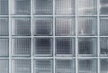 Glass block wall pattern Royalty Free Stock Photo