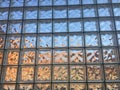 clear glass block wall Royalty Free Stock Photo