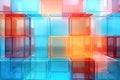 Glass Blocks wall texture Royalty Free Stock Photo