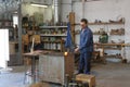 Glass blower