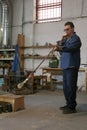Glass blower Royalty Free Stock Photo