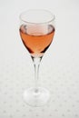 Glass of Blush Wine Royalty Free Stock Photo